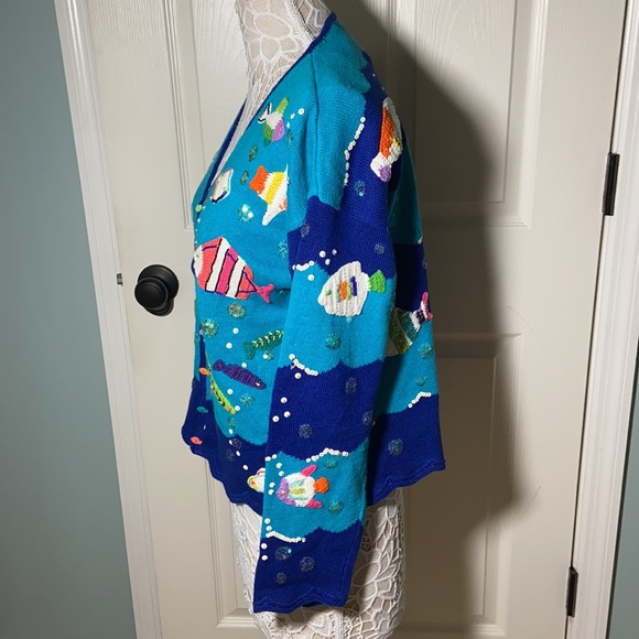 Vtg Design Options by Philip & Jane Gordon cardigan - Picture 5 of 16